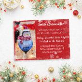 Rode Winter Fotobedrijf Kerstfeest Kaart