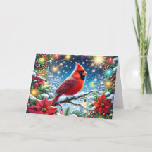 Rode Winter Kardinaal Kerstmis