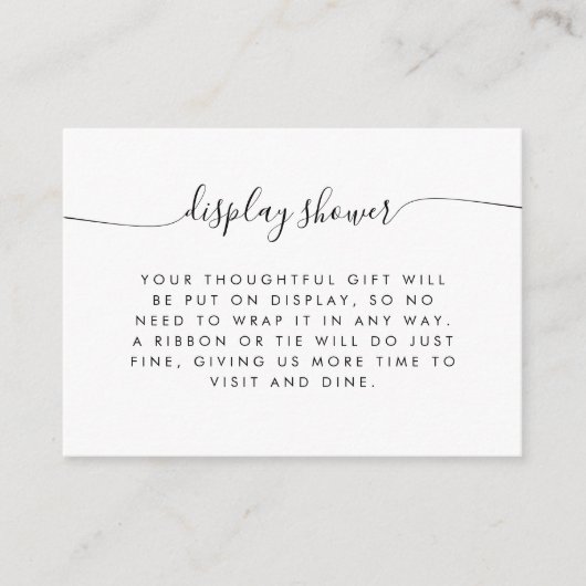 Rode Winter Kerstmis Elegante Kalligrafie Informatiekaartje (Voorkant)