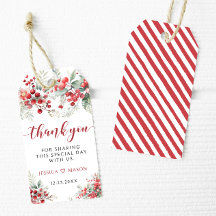 Rode winterbessen Kerstmis dank u bruiloft