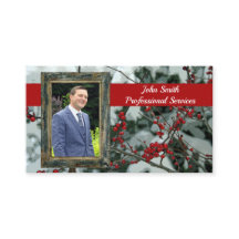 Rode winterbessen Seizoensgebonden contact Kaart