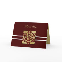 Rode winterbruiloft Dank je