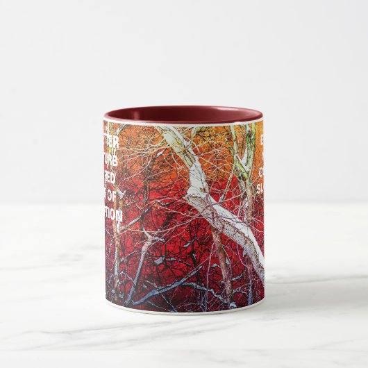 Rode winternacht mok (Midden)