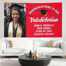 Rode Wit Blau Valedictorian Afstudeerfeest