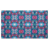 RODE WIT-KLEURSTROMEN IN BLAUW STOF (Fat Quarter)