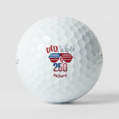 Rode Witte 250 Titleist Golfballen - Op Maat (Voorkant)