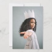 Rode witte bladeren & bessen geen foto Kerstmis Feestdagenkaart (Achterkant)