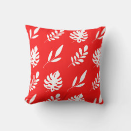 Rode witte bladeren kussen