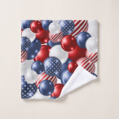 RODE WITTE BLAUW PATRIOTISCHE BATHROOM TOWEL SET BAD HANDDOEK (Wasdoekje)