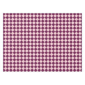 Rode, Witte & Blauwe Argyle Tafelkleed (Voorkant (Horizontaal))