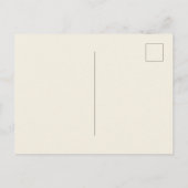 Rode Witte Blauwe Bloemen Briefkaart (Achterkant)
