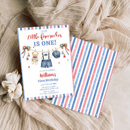 Rode Witte & Blauwe Kleren Jongens Verjaardagsuitn Kaart