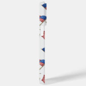 RODE WITTE BLAUWE PATRIOTISCHE AMERIKAANSE VLAGGEN Case-Mate iPhone CASE (Achterkant / Rechts)