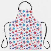 RODE WITTE BLAUWE PATRIOTISCHE STARS SCHORT (Voorkant)