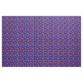 Rode witte blauwe retro regenboog stof (Yard (91,4 cm))