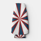 Rode, Witte & Blauwe Starburst Koeler (Voorkant)