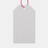 Rode, Witte, Blauwe Ster 4 Juli Glitter Cadeaulabel (Achterkant)