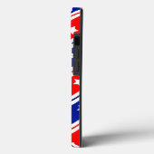 Rode witte blauwe sterren en stripes Case-Mate iPhone case (Achterkant / Links)