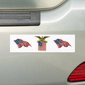 Rode Witte Blauwe Sterren Strepen Vlag VS Bumpersticker (Op auto)