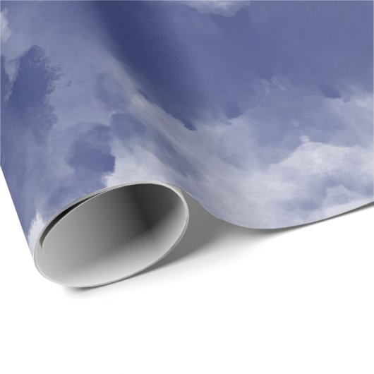 Rode witte blauwe strepen cadeaupapier (Rol Hoek)