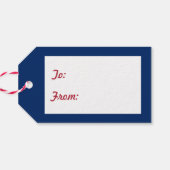 Rode Witte Blauwe Texas Vlag Cadeaulabel (Achterkant Horizontaal)