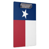 Rode Witte Blauwe Texas Vlag Klembord (Rechts)