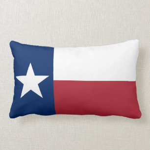 Rode Witte Blauwe Texas Vlag Kussen