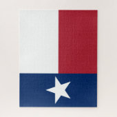 Rode Witte Blauwe Texas Vlag Legpuzzel (Verticaal)