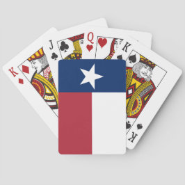 Rode Witte Blauwe Texas Vlag Speelkaarten
