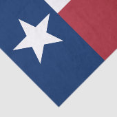 Rode Witte Blauwe Texas Vlag Tissuepapier (Detail)