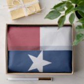 Rode Witte Blauwe Texas Vlag Tissuepapier (Geschenk)