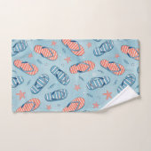 RODE WITTE BLAUWE ZOMER MUILEN BAD HANDDOEK (Handdoek)