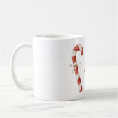 Rode Witte Candy Cane Kerstmis Koffiemok (Links)