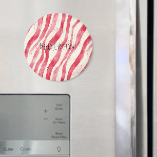 Rode Witte Candy Canes Kerstmis Magneet