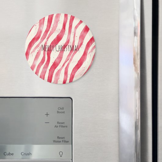Rode Witte Candy Canes Kerstmis Magneet (Insitu (Koelkast))