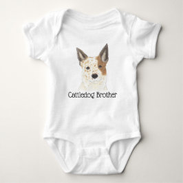  Rode Witte Cattledog Heeler Romper