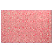 Rode witte cirkel Star Geometric Print Pattern Stof (Fat Quarter)