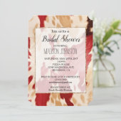 Rode Witte Crème Western Koeienhuid Kaart (Staand voorkant)