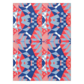 rode witte en blauwe abstracte afdruk #1 tafelkleed (Voorkant)