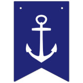 Rode witte en blauwe ankers en sterren vlaggetjes (Tweede vlag)