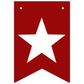 Rode witte en blauwe ankers en sterren vlaggetjes (Eerste vlag)