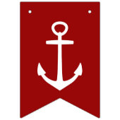 Rode witte en blauwe ankers en sterren vlaggetjes (Derde vlag)