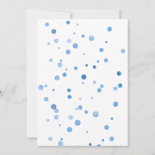 RODE WITTE EN BLAUWE BIRTHDAY BALLOON WHITE SPOT KAART (Achterkant)