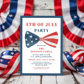 Rode, witte en blauwe boog 4 juli kaart