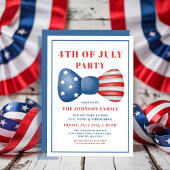 Rode, witte en blauwe boog 4 juli kaart