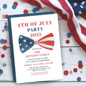 Rode, witte en blauwe boog 4 juli kaart