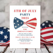 Rode, witte en blauwe boog 4 juli kaart