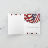 Rode Witte en Blauwe Bundeling met Stars Custom Kaart (Binnen)