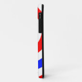 Rode, witte en blauwe cirkels Case-Mate iPhone case (Achterkant/links)
