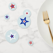 Rode, witte en blauwe driekleurige Amerikaanse ste Confetti (Groep)